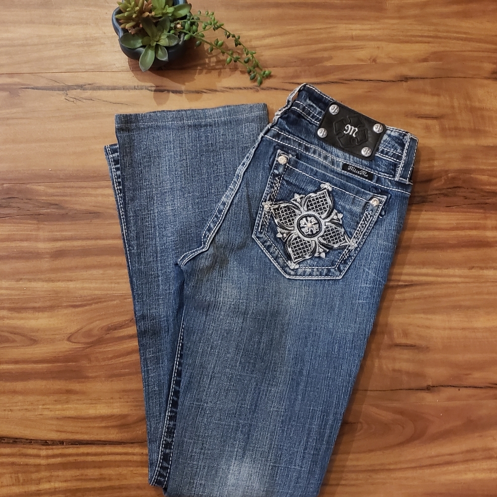 Miss Me Mid-Rise Bootcut Jeans